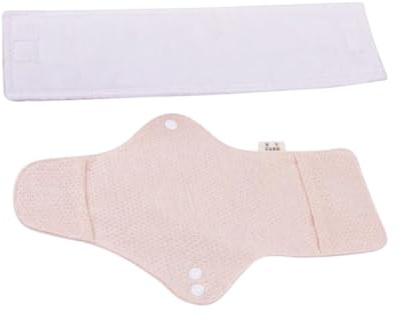 Anneome 2piezas Núcleo De Compresas Sanitarias De Algodón Reutilizables y Lavables Para Mujeres Compresas Higiénicas De Absorbente Para Uso Diario Casa o Viajes