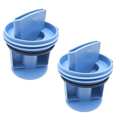 Ymnilian Washing Machine Filter, Drain Pump Fluff Filter 2Pcs Washing Machine Drain Filter 647920 00647920 605010 00605010 for Washing Machine Drain Pump Fluff Filter
