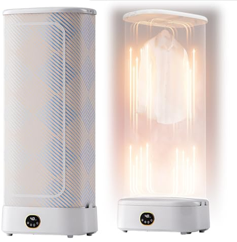 Lissontine Nettoyeur à Vapeur Tout en One Séche-Linge,Double Santé, 70°c sans Rides, 3 Modes, Robes Fêtes/équipement