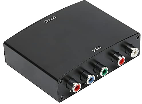 Convertitore di segnale audio video 1080P, compatibile da AV a HDMI Adattatore componente di trasmissione Uscita trasparente VHS Digitalizzatore per l'intrattenimento domestico
