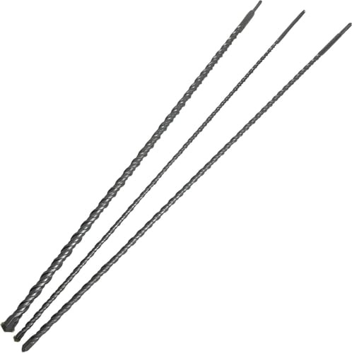 Extra lange SDS Plus Bohrer 1000 mm Steinbohrer 12 mm, 16 mm, 25 mm for Stein, Beton, Naturstein, Ziegelmauer