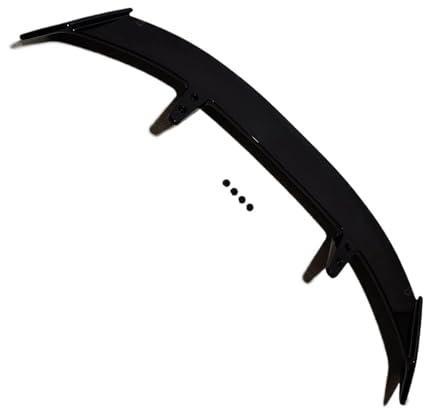 Ala Spoiler Spoiler Posteriore Per Auto Alettone Fisso ABS Nero Lucido Bodykit Tuning Per Hyundai Per I20 Per I30 N Hatchback 2008-2023 Alettone Posteriore Auto(Gloss Black)