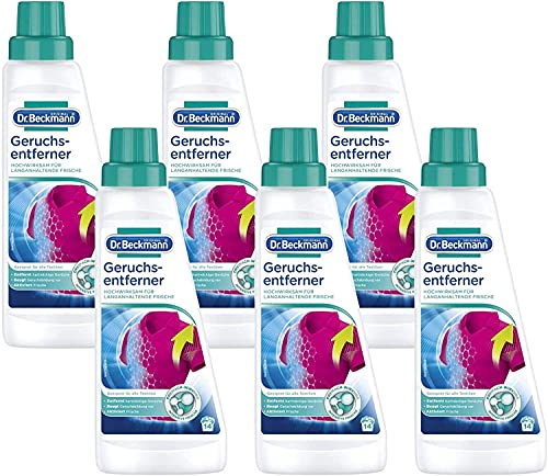 Dr. Beckmann luktborttagare | avlägsnar envisa lukter fiberdjup | aktiverar friskhet | med behaglig doft | 6 x 500 ml