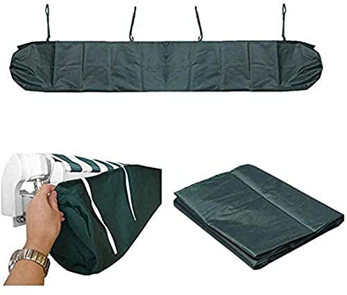 Schutzhülle Für Markisen Abdeckung, Markisenabdeckung Abdeckplane Schutzhülle Markisenschutzhülle Rain Canopy Storage Bag UV-Zelt Wasserdicht Und Staubdichte Abdeckung (5m / 16.40ft,Grün)