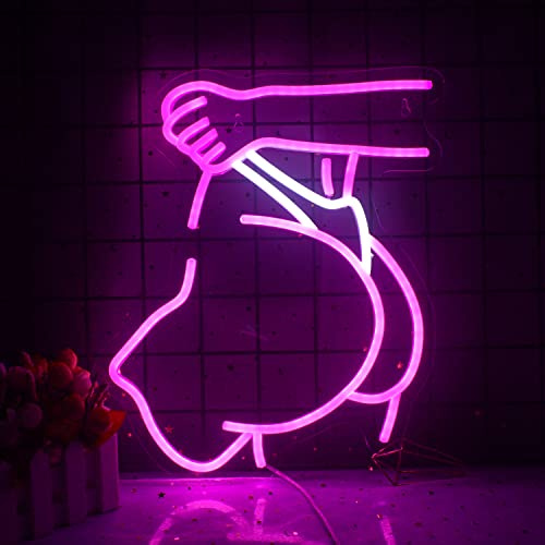 Frauen Neon Schild, Lady Neon Licht, kreative Kunst Neon Schild für Wand Dekor, Sexy Led Schild mit USB-betrieben für Mädchen Zimmer, Bar, Mann Höhle, Schlafzimmer