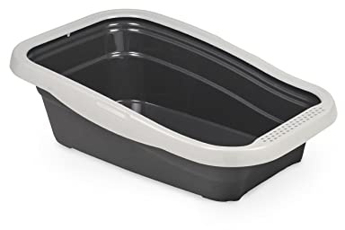 MPS 2 Lettiera Toilette Aperta nella per Gatti 56x36,5x18h