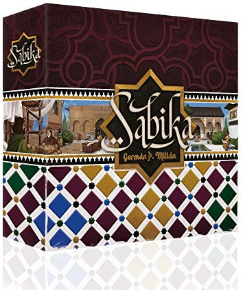 Sabika Brettspiel – Handelsroute Baustrategiespiel, mittelalterliches Konstruktionsspiel, Familienspiel für Kinder und Erwachsene, ab 14 Jahren, 1-4 Spieler, 60-120 Minuten Spielzeit, hergestellt von