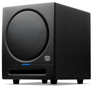 PreSonus Eris Sub 8BT — 8-inch Active Studio Subwoofer with Bluetooth for Multimedia, Gaming, Studio-Quality Music Production - Black