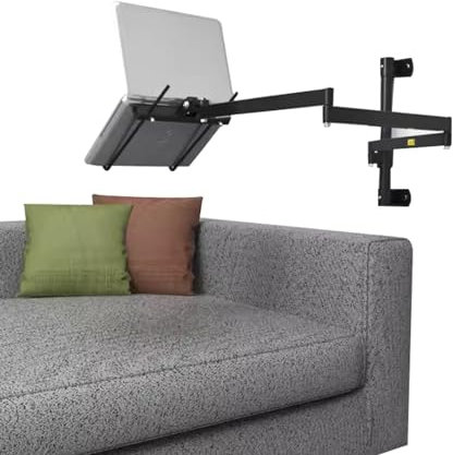 LTLWSH Soporte Universal de Pared, para portátil Netbook Tablet PC, con Placa adaptadora para portátil Bandeja adaptadora, Compatible con 13-17 Pulgadas