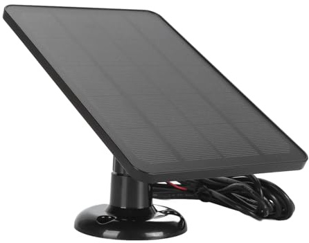 Solar Panel Power Supply for Google Nest, Eufy Doorbell 2K, IP66 Waterproof Solar Panel with 5V 10W Charging, 9.8ft Cable, for Ring Video Doorbell 2, 3, 3+, 4 Plus (CSP4W-U-B)