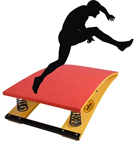 FYZLOIPU Gymnastik-Sprungbrett für Zuhause, großes Sprungbrett für Hoch-/Weitsprung, Saltos, Gymnastik, Wushu-Training, Spielzimmer, Leichtathletik-Trainingsgelände, Kunst, elastisches Holzbrett