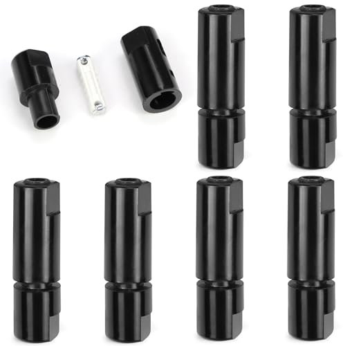 FSWWSF Portafusibili per auto, 6 pezzi, fusibile da 8 A, per cavo da 14 ~ 20 AWG, 16 A 32 V, fusibile siluro (6)