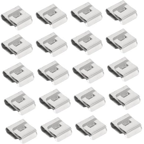 KICHOUSE 30stücke Edelstahl Photovoltaik Kabelklemmen Für Solar Panel Kabelfixierung Clips Für Drahtdurchmesser Einfache Installation Langlebig Und Praktisch