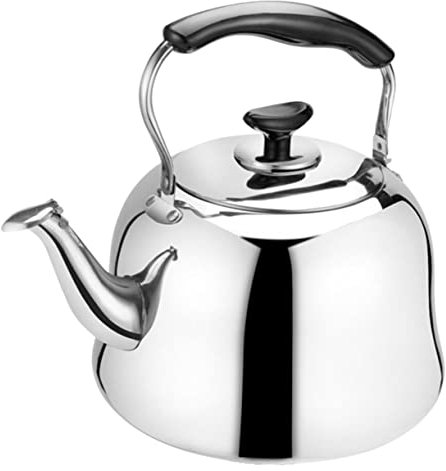 PRETYZOOM Bouilloire Sonore Bouilloire De Cuisine Solide Théière 6l Sifflet Automatique Sûr Pratique