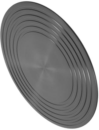 Aluminium Wärmeplatte für Gasherd und Küche, Schwarz | Hitzeschutz und Auftauhilfe, Glatte Oberfläche, Leicht zu Reinigen und Verstauen, Küchenzubehör