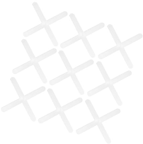 SEWOART 1000pcs Cross Shaped Tile Spacers for Accurate Tile Placement Reusable Ceramic Floor Grout Spacers and Thickness Essential Tool for Tiling Projects