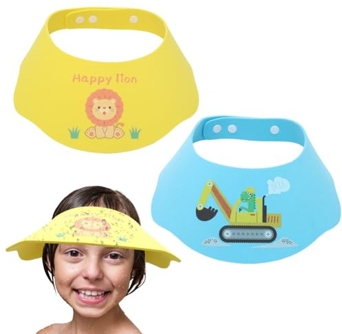 Baby Duschhaube Schutzschild für Babys & Kleinkinder – Verstellbarer Klettverschluss, Weiche EVA-Material, Schützt Augen, Nase & Ohren vor Wasser & Shampoo – Perfekt für stressfreies Haarewaschen