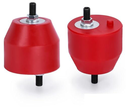 Motorträger Motorlager Ersatz Motor vorne Links und rechts Montage passend für BMW E36 E46 Z3 Z4 Inline 6CYL 85A Polyurethan 11811140985 22116779970(Red)