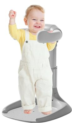 Supporto da bagno per in piedi – vasca da bagno per bambini con supporto doccia,sedile da bagno portatile altezza regolabile braccioli pieghevoli anti-pizzico ragazzi e ragazze
