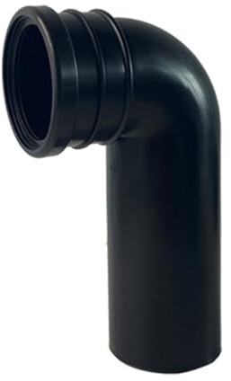 Conector de inodoro montado en la pared, HDPE D90, codo de drenaje universal, pieza de conexión de tubería de desagüe para tanque de inodoro de baño