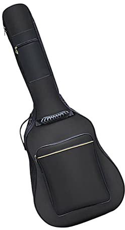 JWQFBC Verstellbarer Gepolsterter Gitarrentasche Rucksack für 38/39/40/41