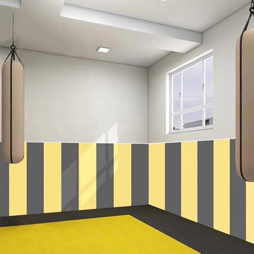 5PCS Protection Murale Antichoc - Coussin Mural - Panneaux Acoustiques Muraux 3D pour Salle de Sport, Gymnase - Haute Densité, Isolation Thermique(Blanc,40 x 90 x 1 cm)