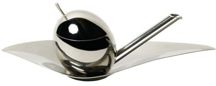 Alessi PW01 Taste-Huile Olivenölkoster aus Acier affiné