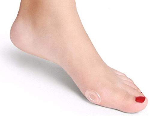 PEDIMEND Silikon-Pad zur Entfernung von Hühneraugen, Schutzringe für Hühneraugen, reduziert den Druck auf schmerzhafte Hühneraugen, Blasen und Schwielen, Unisex, Fußpflege, 6 Stück