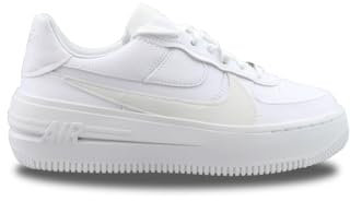 Nike Air Force 1 PLT.AF.ORM, Zapatillas Mujer, White/Summit White-White-White, 40.5 EU