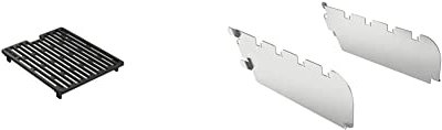 RÖSLE Guss-Grillrost Primezone VIDERO Hochwertiger Grillrost aus emailliertem Gusseisen Primezone & Primezone-Windschutz VIDERO Hochwertige Halterung für Grillspieße