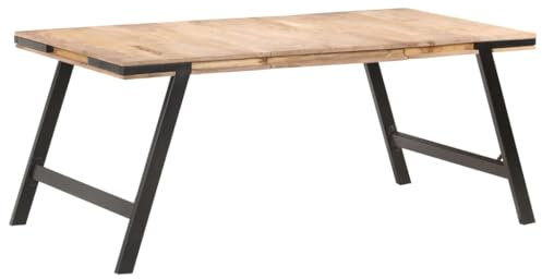 vidaXL Esstisch 180x90x76 cm Massivholz Mango