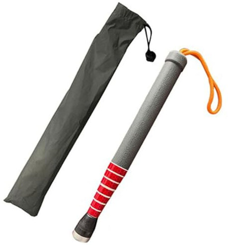Tavkomco Teleskopischer Spazierstock – für sehbehinderte und Blinde Menschen, klappbarer Gehstock aus Titanlegierung, mit reflektierender Nachtwarnungsfolie(B,128cm/50.4in)