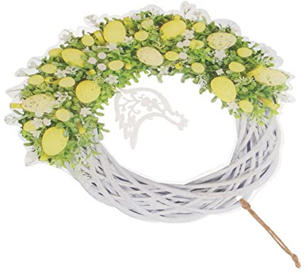 Cabilock Dekorativer Ostern Hängende Wreath Deko Für Haustür Und Farbenfrohe Frühlingsdekoration Für Ostern Und Und Langlebig