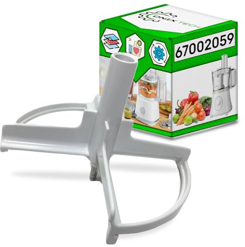 ONIX TECH Portadischi di Ricambio con Codice Originale 67002059 per Dischi da Taglio per Robot da Cucina per Braun Multipractic per capacità 500 ml - Garanzia di 5 Anni