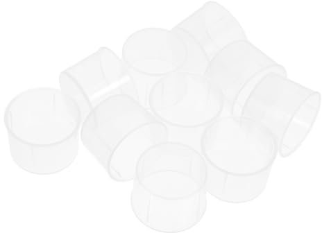JECOMPRIS 10piezas Vaso Medidor De Recipiente De Plástico Transparente Graduación Vaso Para Mezclar Pintura Tinte Epoxi Para Experimentos De Laboratorio