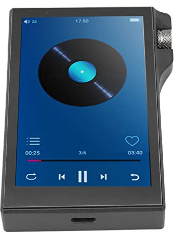 FLEXMAN Lecteur MP3, BT4.0 sans Perte, Mémoire Extensible de 16 Go, Lecteur Audio Numérique Quad Core HiFi, Écran Tactile IPS de 4 Pouces, Lecteur de Musique DAP Portable (128GB)