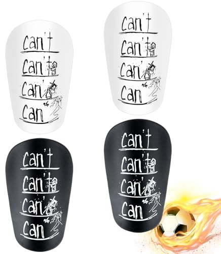 4 Stück Mini Schienbeinschoner 10 x 6cm Mini Football Shin Pads Kleine Schienbeinschoner Kinder Fussball Kleiner Schienbeinschutz für Jugendliche Kinder