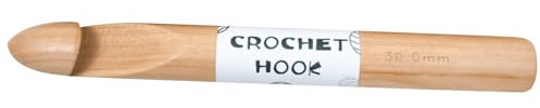 Rebellious Buchenholz Häkelhaken 30 Mm 35 Mm Dicke Holzhäkelnadel Einspeise Häkelnadel Zum Weben Von Handwerk