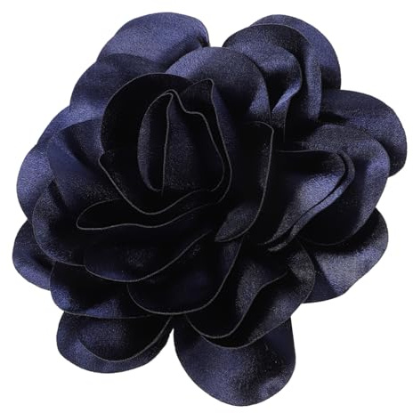 Große Blumenbrosche aus Stoff, 19cm Anstecknadel für Damen | Stoffblumen zum Anstecken, Fein Gearbeitet, Vielseitig Tragbar für Geburtstage und Partys