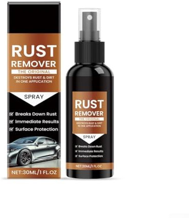 Spray anti-rouille de 30 ml convertit la rouille en barrière pour une protection prolongée des surfaces métalliques