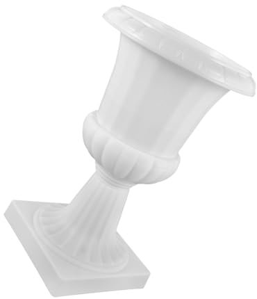 ABOOFAN Roman Column Style Decorative Flower Pot Plastic Urn Planter for Home Wedding Party Patio