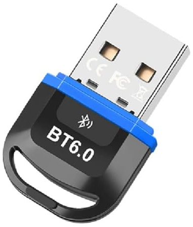 Uxsjakjsd Adaptateur USB Bluetooth 6.0 Dongle USB Récepteur et Émetteur Bluetooth pour Clavier/Souris/Casque/Haut-Parleur Bluetooth B