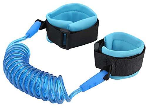 Fdit Cordón de Muñeca Antipérdida para Niños con Muñequera Acolchada para Mayor Comodidad de e Hijos (Azul 1,5 metros)