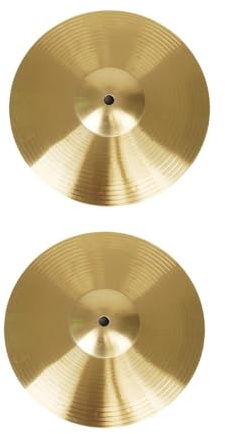 QUXVUIS Platillo Crash Ride de larga duración Platillo de bombo percusión Hecho aleación que proporciona una durabilidad robusta Los accesorios percusión Crash se pulen cuidadosamente para