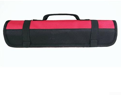 Sac de rangement enroulable à 22 poches pour outils de moto avec tissu Oxford imperméable pour clés à molette et porte-douilles