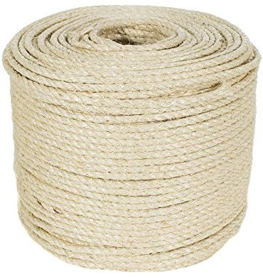 Golberg 3/8-inch Sisal Rope - 50-feet - Pet Friendly