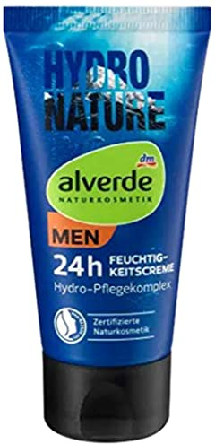 alverde MEN Hydro Nature Feuchtigkeitscreme Bio-Aloe Vera, 1 x 50 ml
