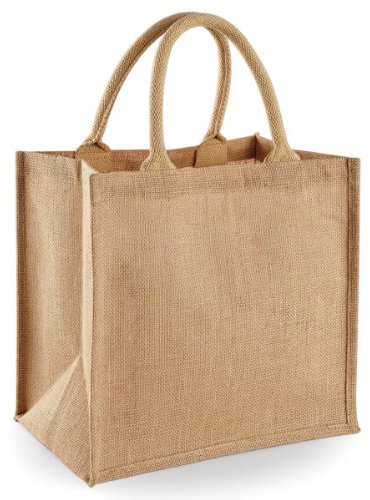 Westford Mill Jute-Tasche/Jute-Einkaufstasche, 14 Liter (2 Stück/Packung) (Einheitsgröße) (Natur)