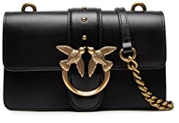Pinko Borsa a Tracolla Love Mini Icon Simply 12 Nero Borsa a Tracolla Nera Donna 21x13x6 cm