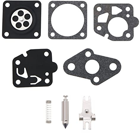 ECSiNG Lot de 8pcs Kit de Réparation Joints de Carburateur Compatible avec Kawasaki TD24 TD25 TD33 TD40 TD48 TG20 TG24 TG25 TG33 Kit de Reconstruction de Carburateur